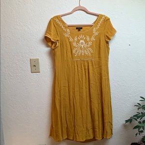 Yellow Boho Dress